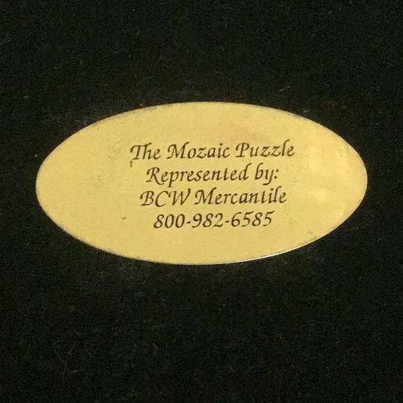 Vintage mosaic tile puzzle. - Picture 4 of 4